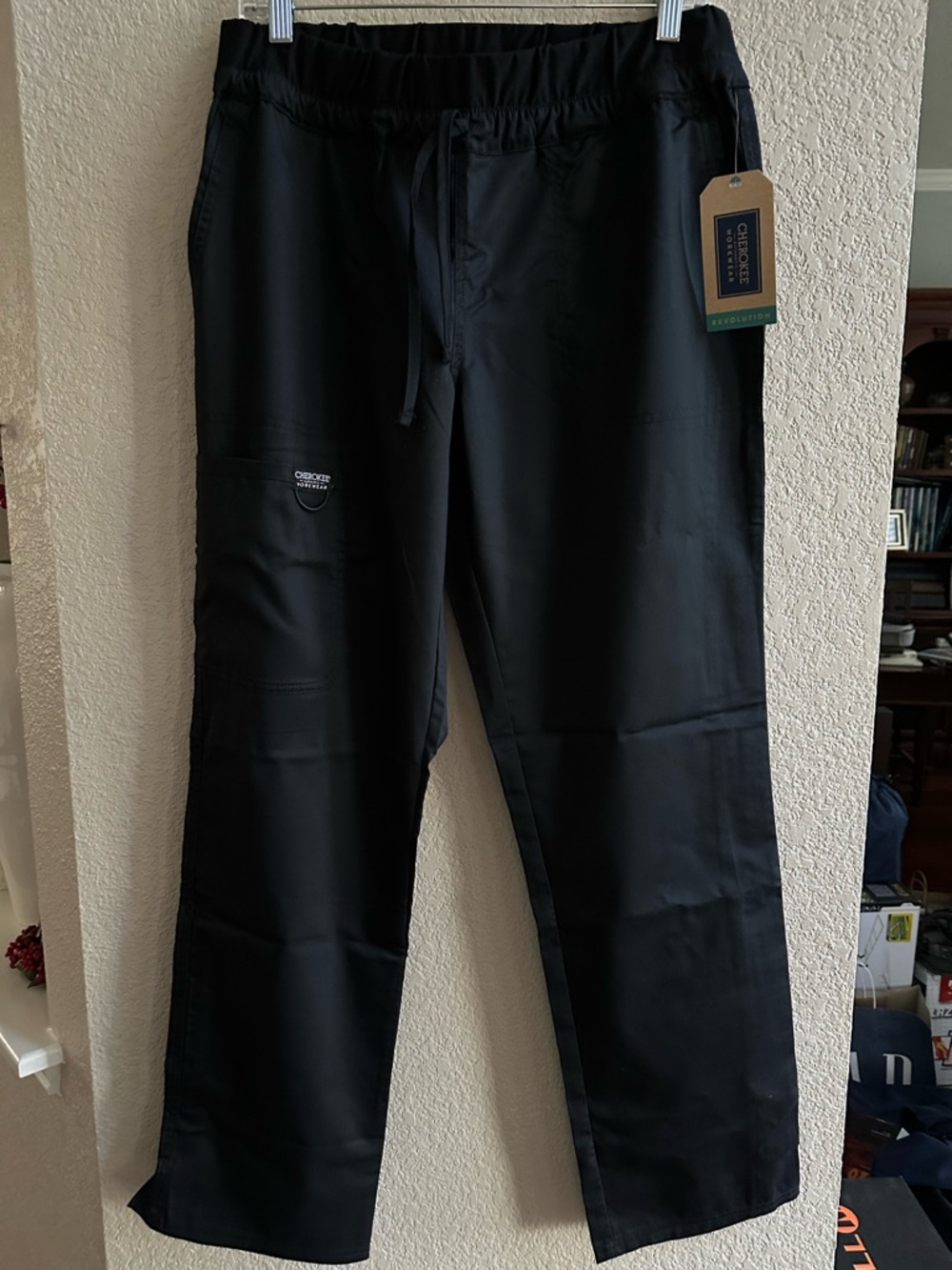 Cherokee women black scrub pants size M